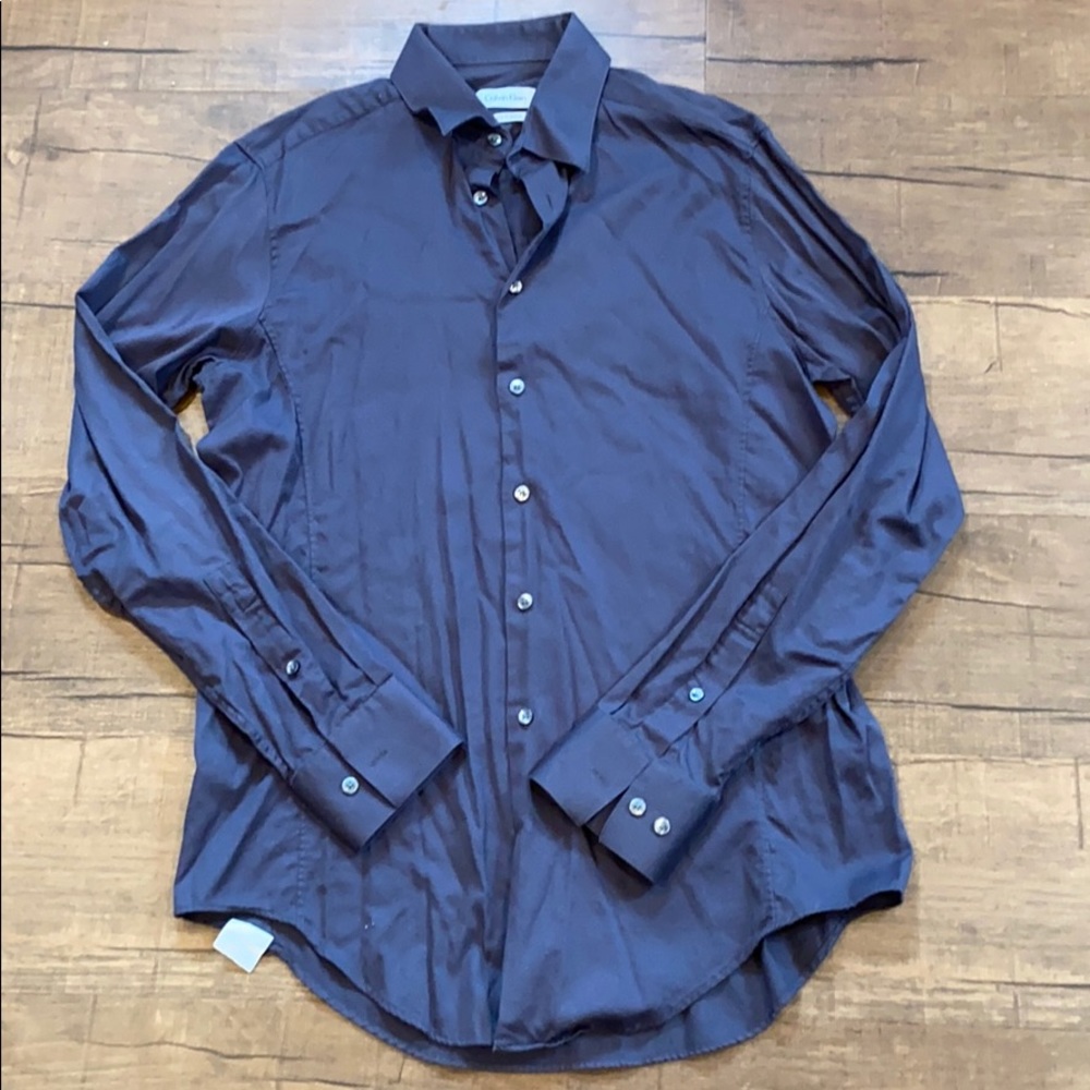 Dark Grey Men’s Dress Shirt